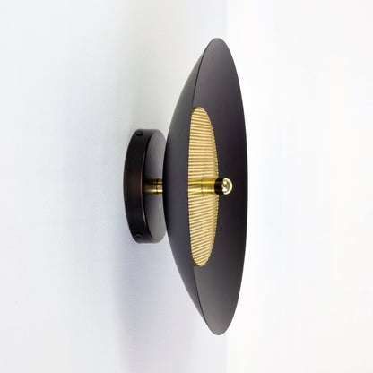 Signal Flush Mount — Black & Brass
