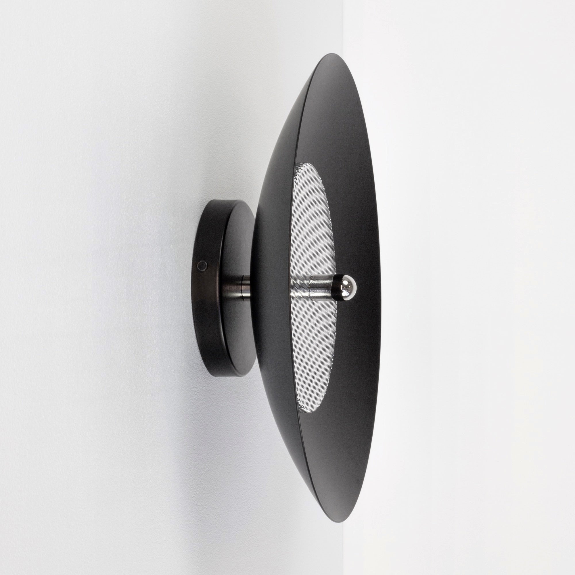 Signal Flush Mount — Black & Nickel