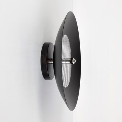 Signal Flush Mount — Black & Nickel