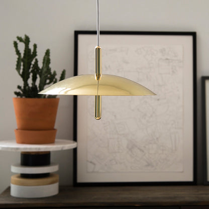 Signal Pendant Light — Brass