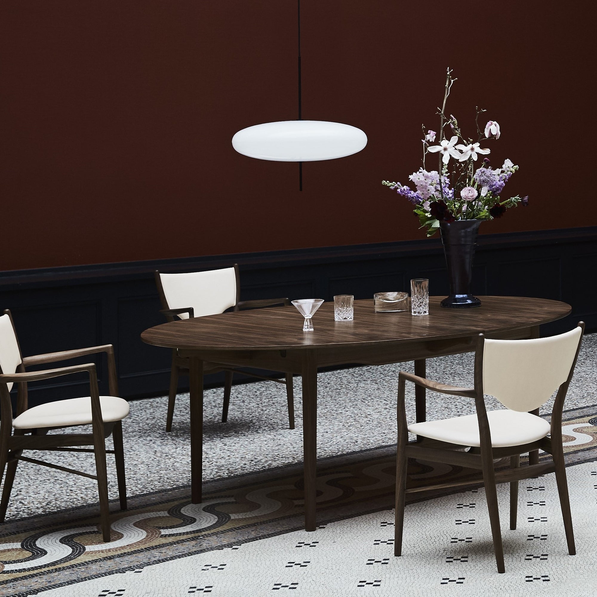 Silver Extension Table