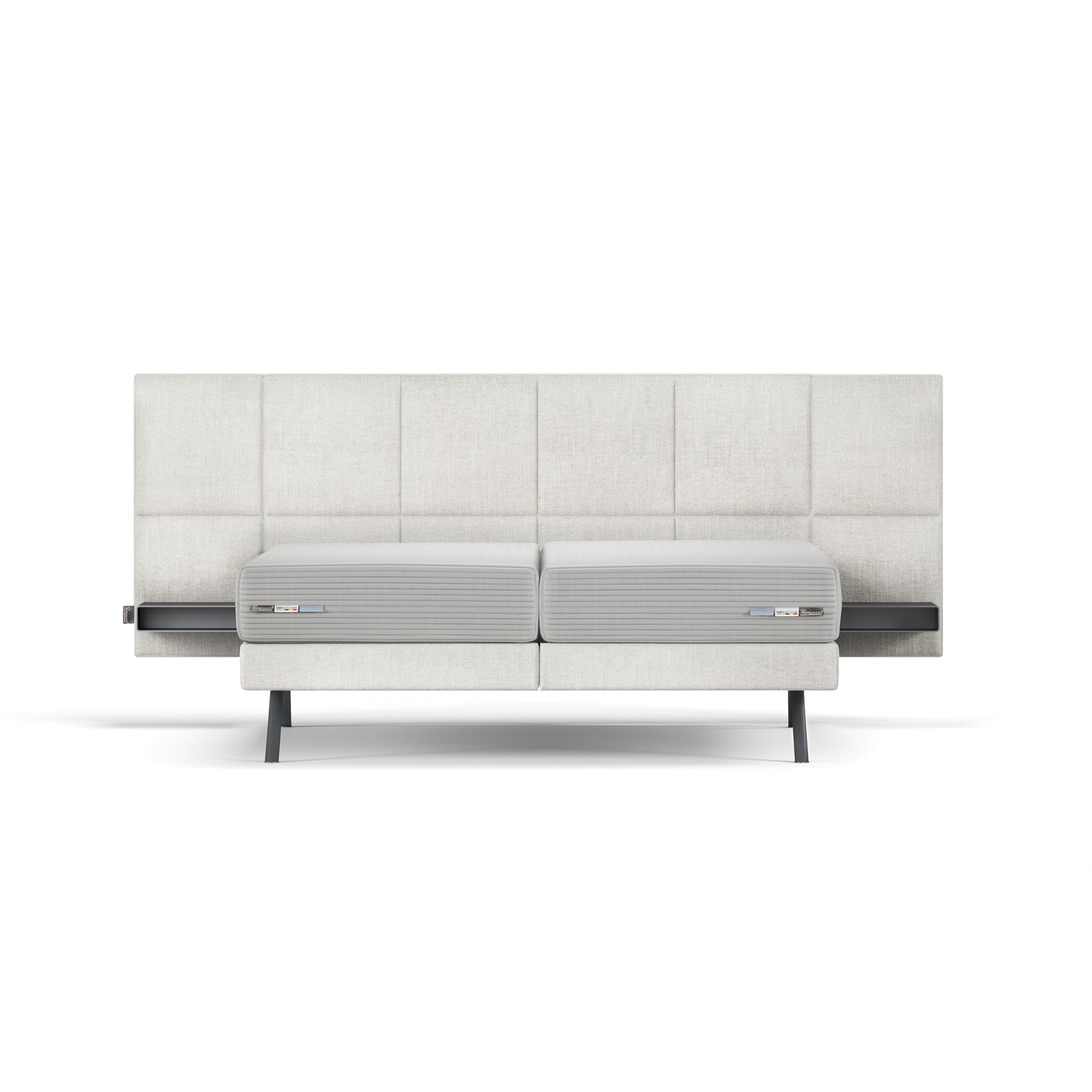 Square Large Headboard + Box Spring