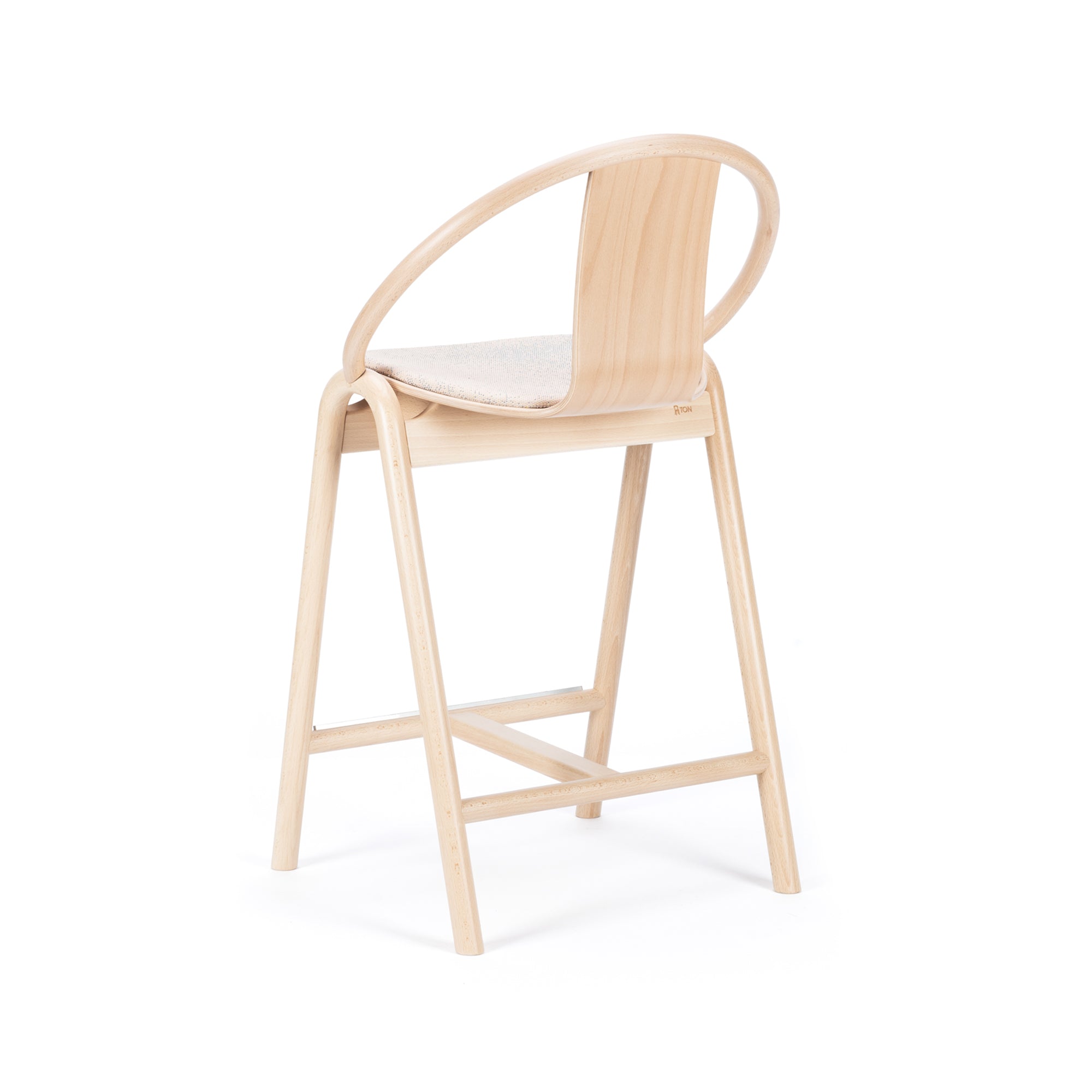 Again Bar and Counter Chair — Upholstered Seat