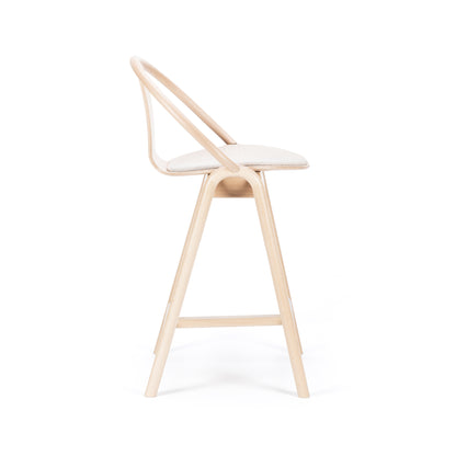 Again Bar and Counter Chair — Upholstered Seat