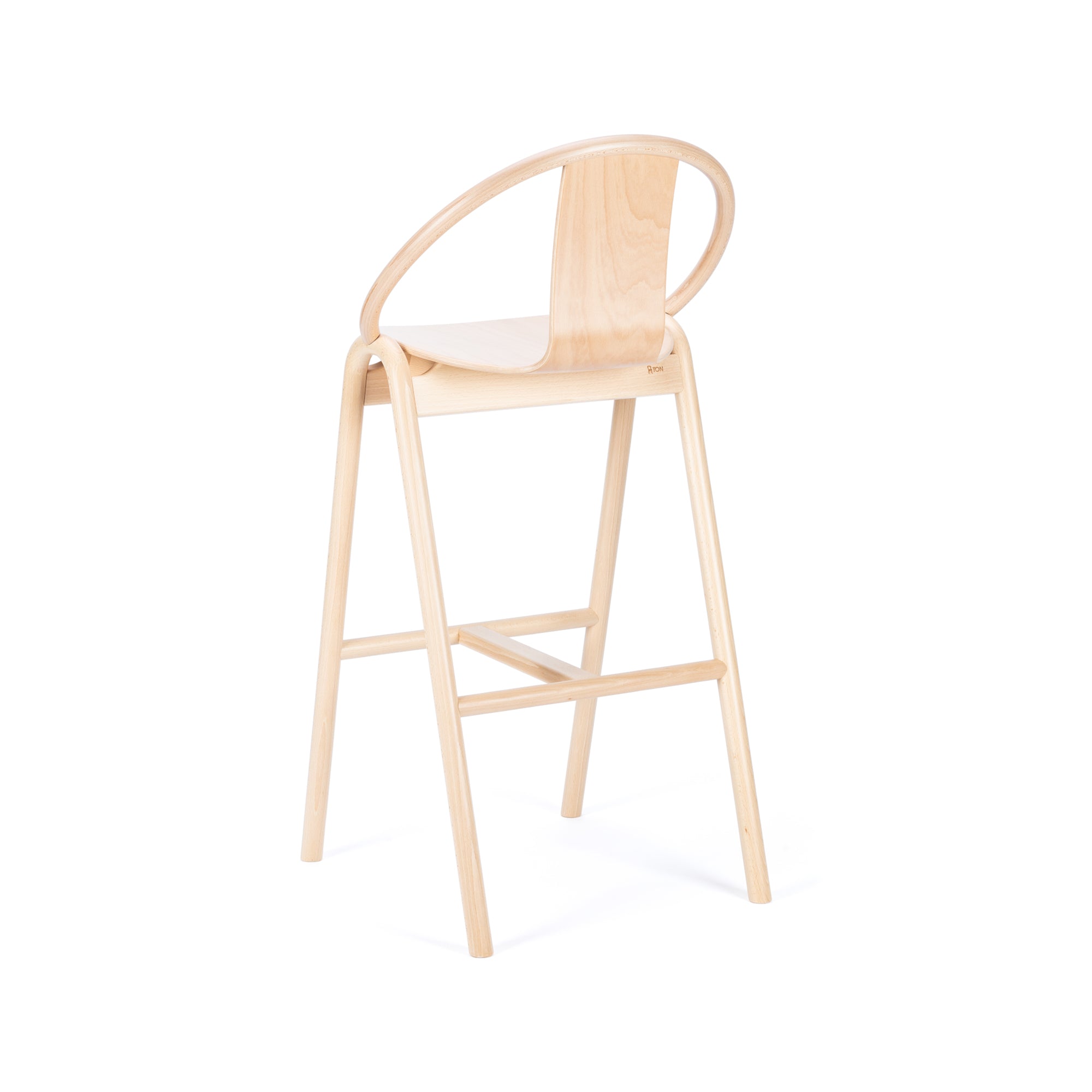 Again Bar and Counter Chair — Wood Seat