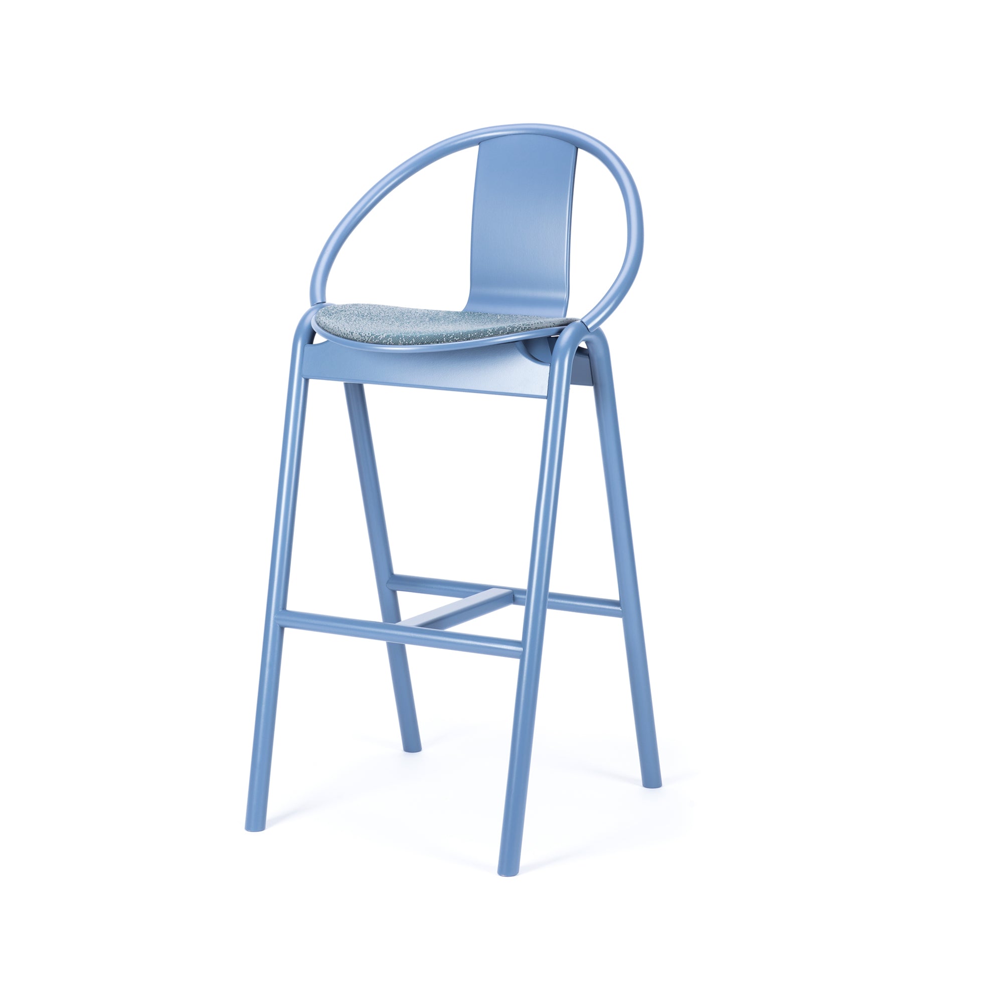 Again Bar and Counter Chair — Upholstered Seat