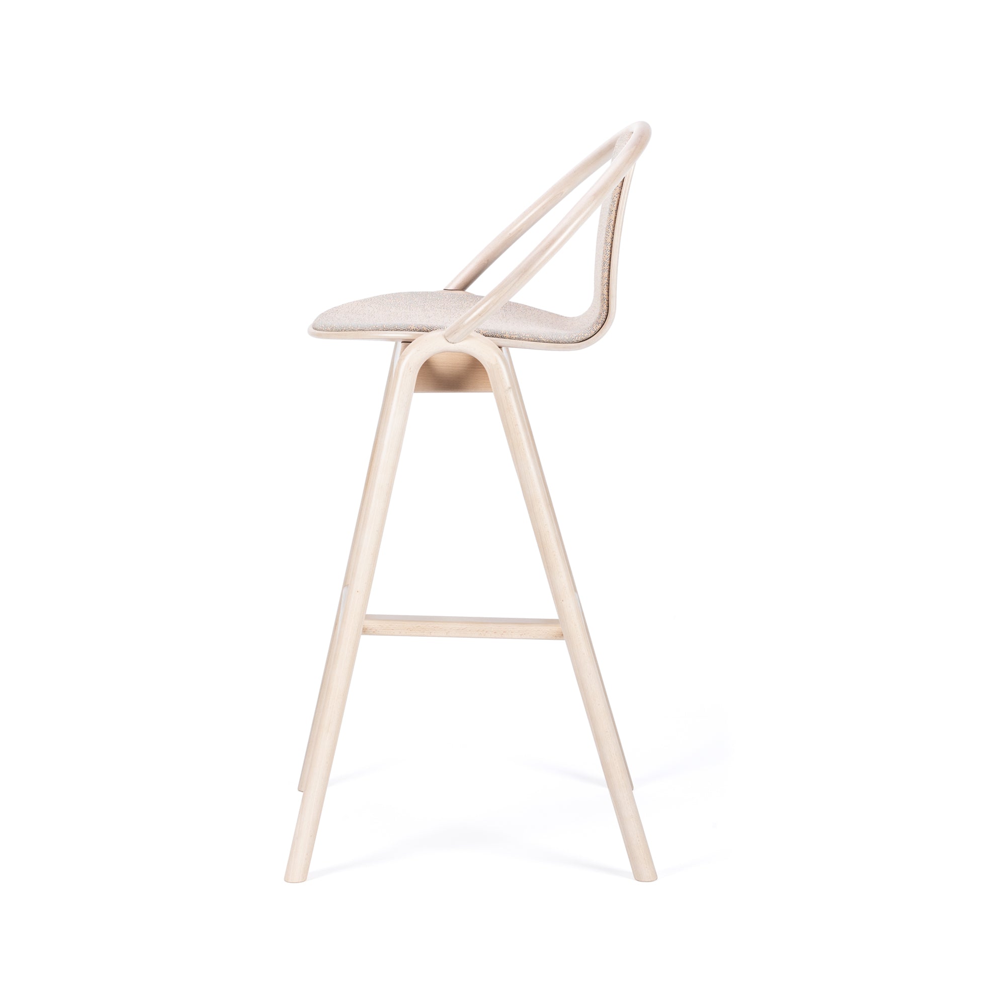 Again Bar and Counter Chair — Upholstered Seat and Back