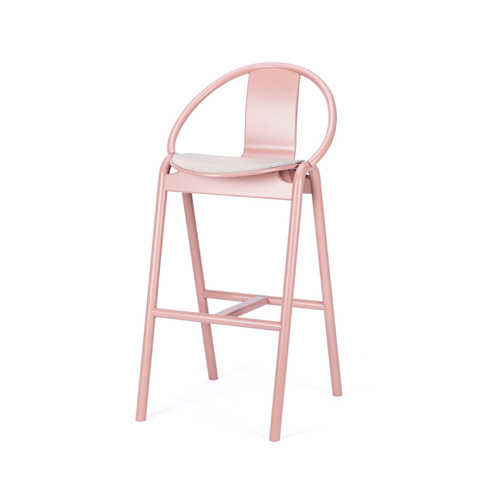 Again Bar and Counter Chair — Upholstered Seat