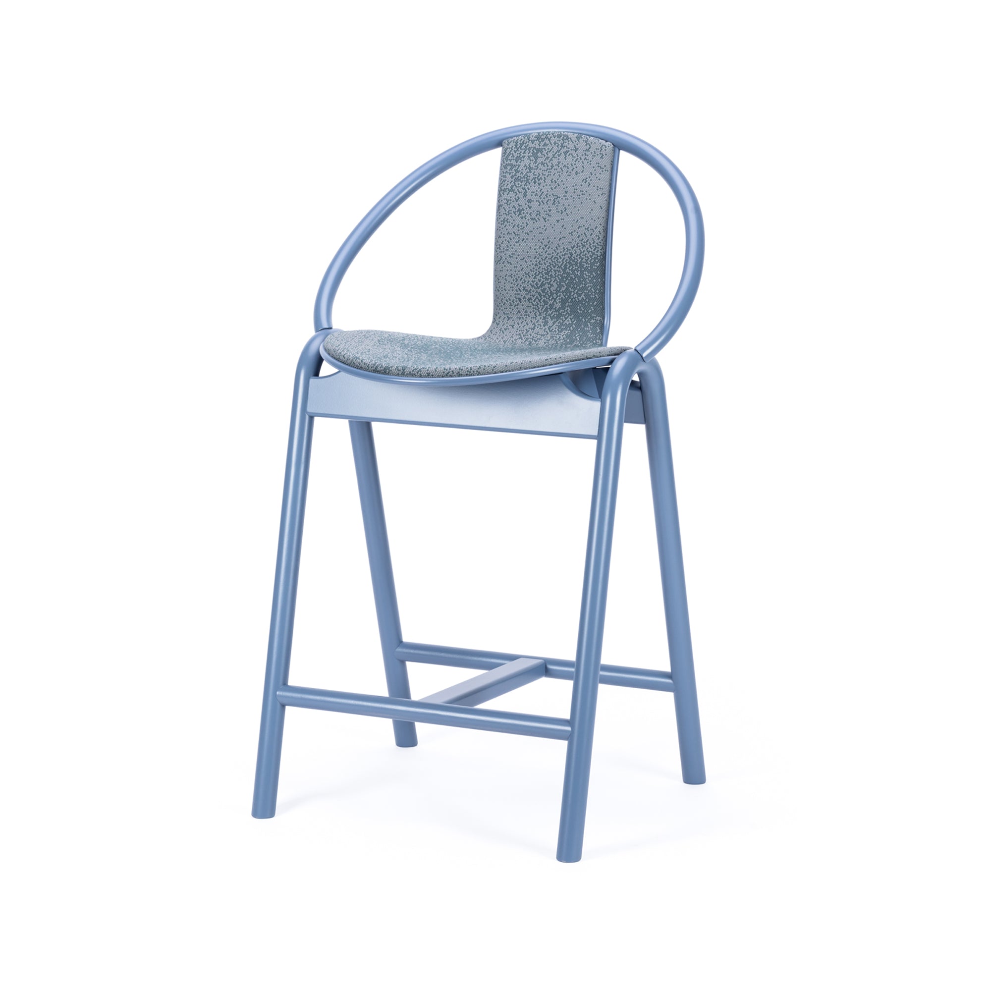 Again Bar and Counter Chair — Upholstered Seat and Back