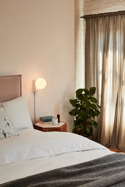 Alumina Table and Wall Lamp