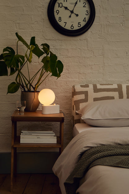 Alumina Table and Wall Lamp