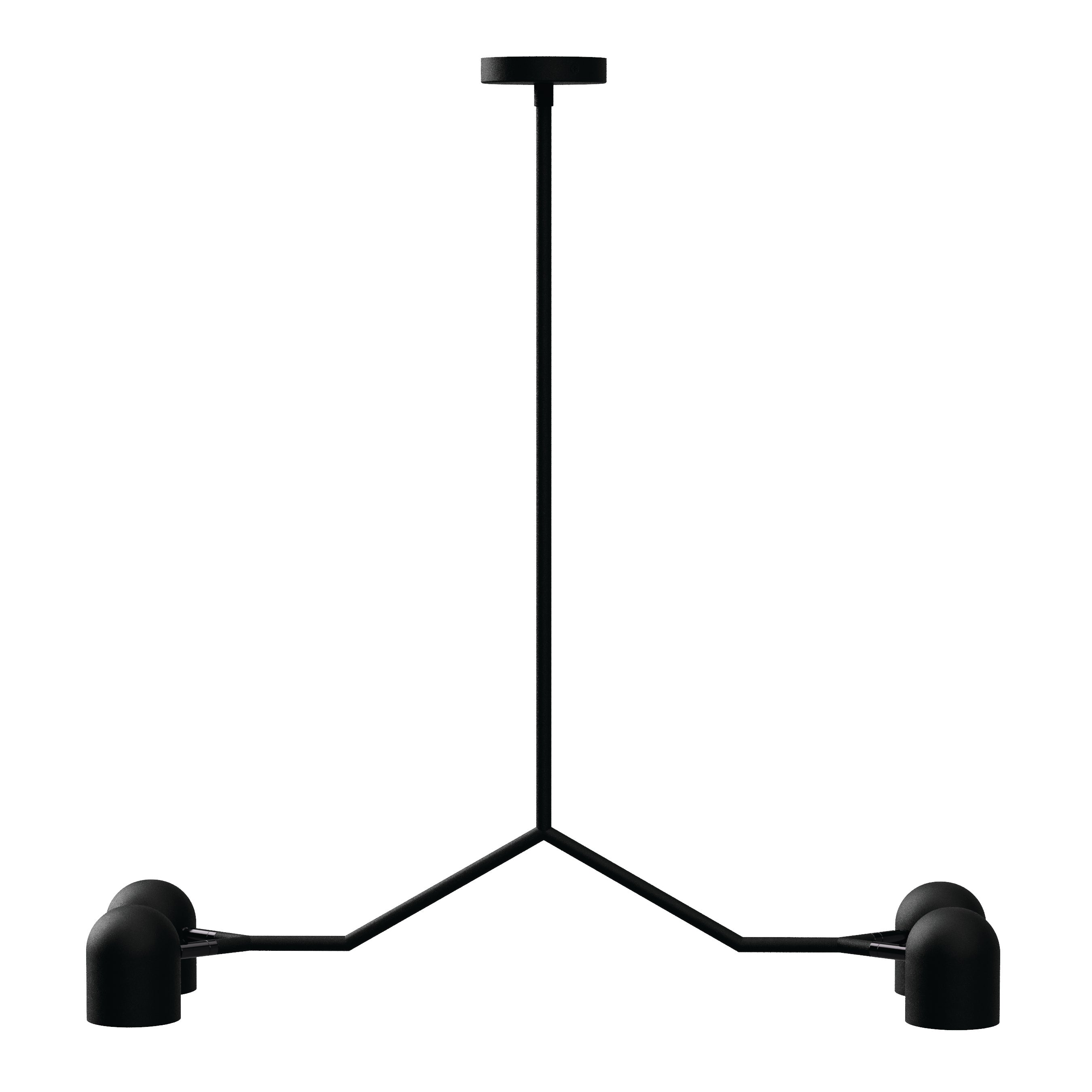 Tandem 4-Head Pendant Lamp