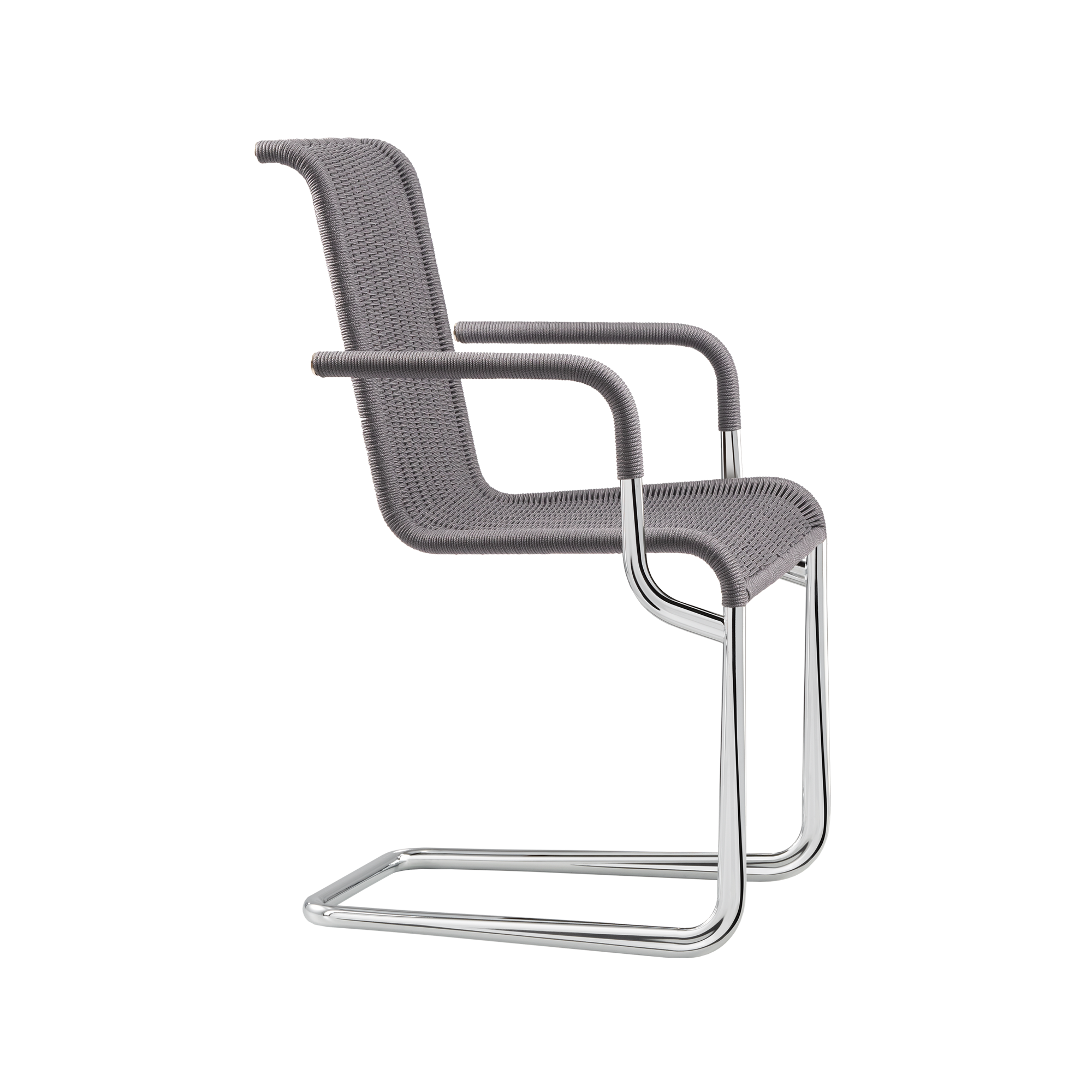 D21 Cantilever Chair — Wicker