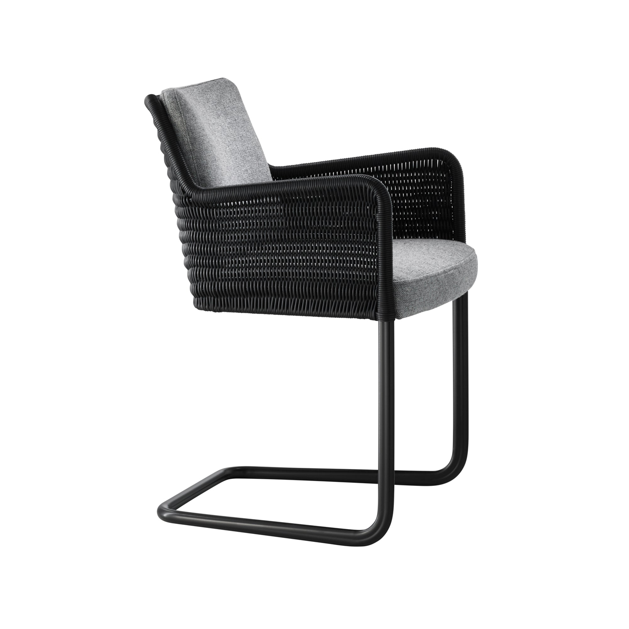 D43 Cantilever Chair — Black