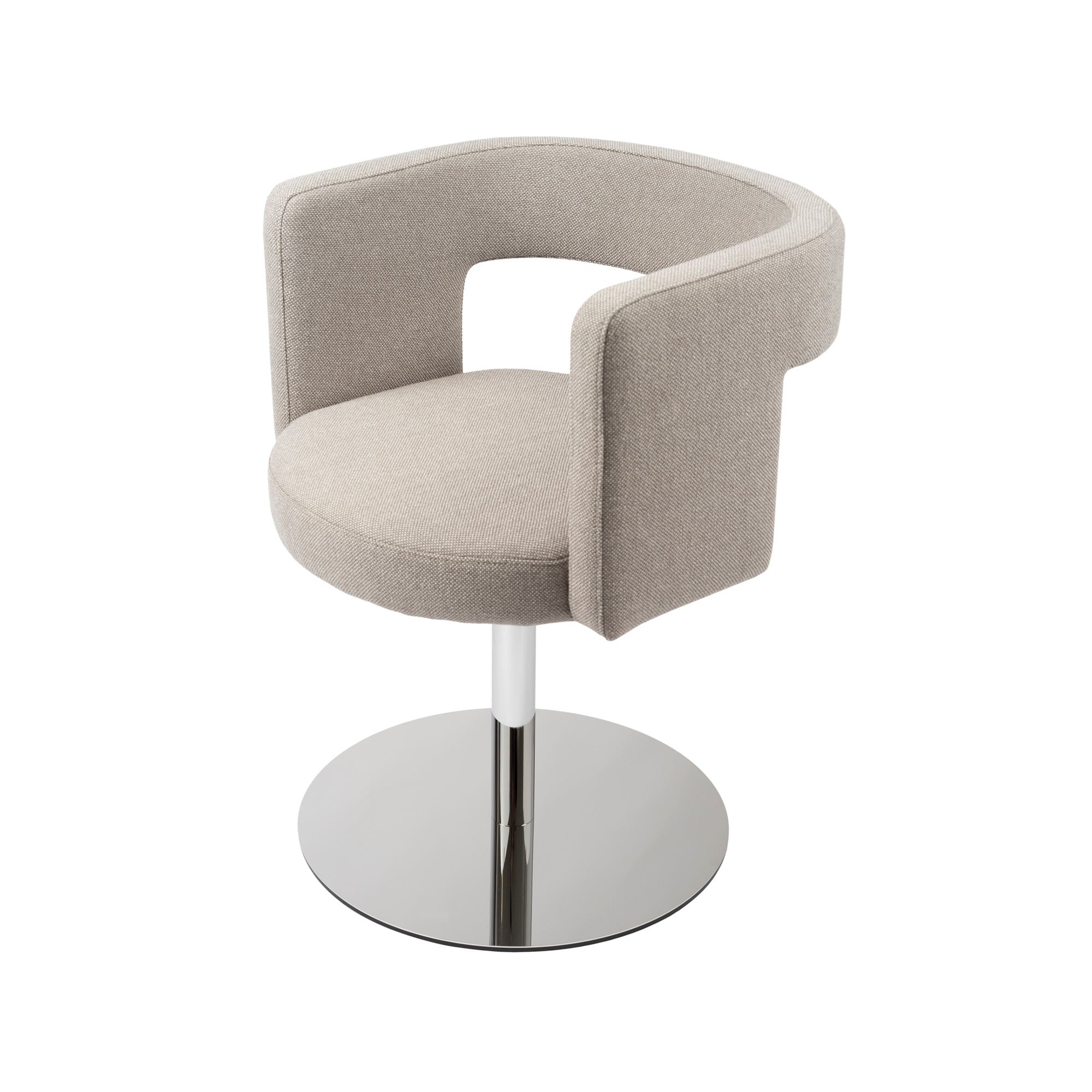 D8P-1 Armchair — Swivel Base — Fabric