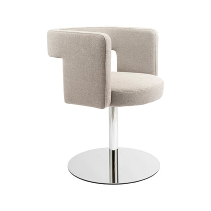 D8P-1 Armchair — Swivel Base — Fabric