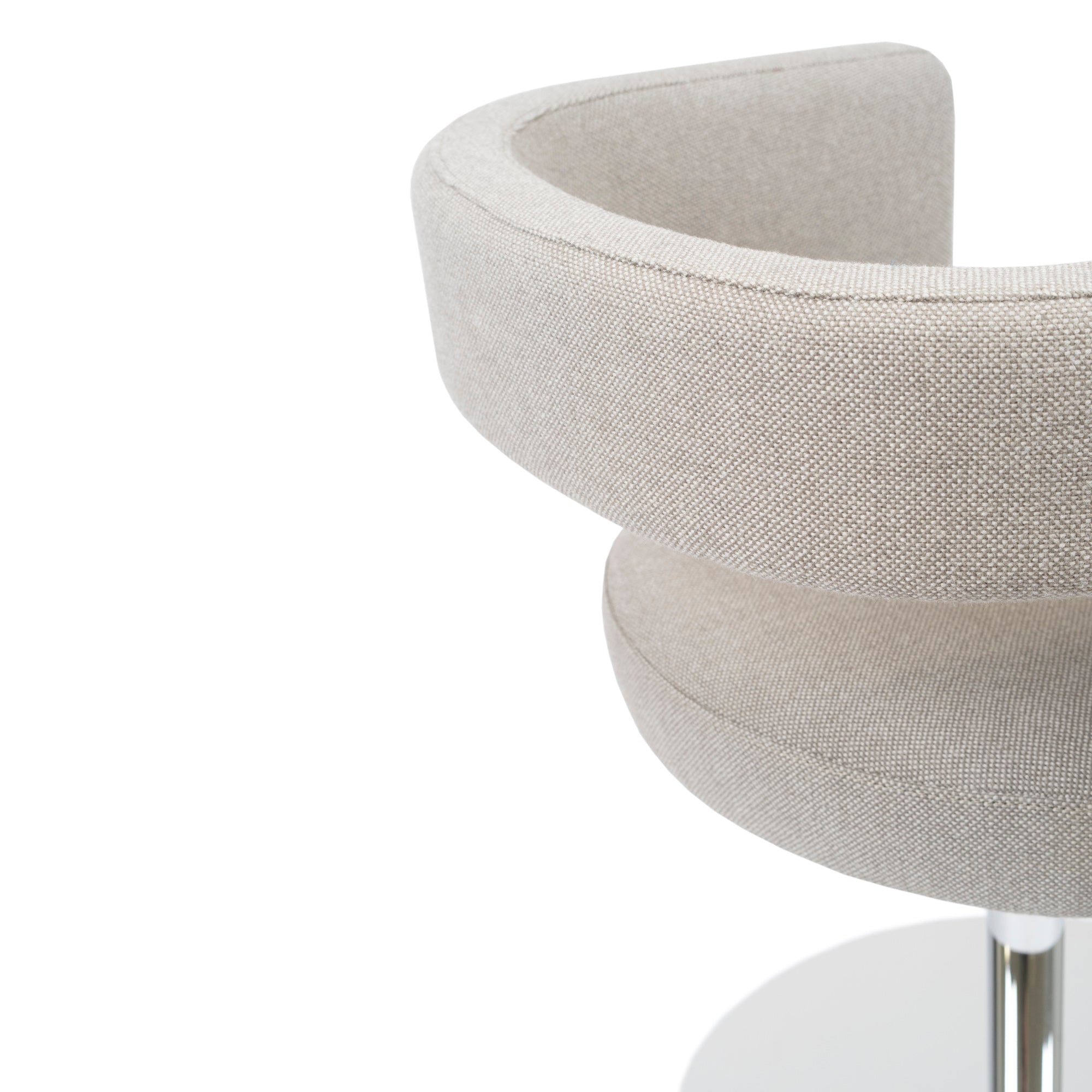 D8P-1 Armchair — Swivel Base — Fabric