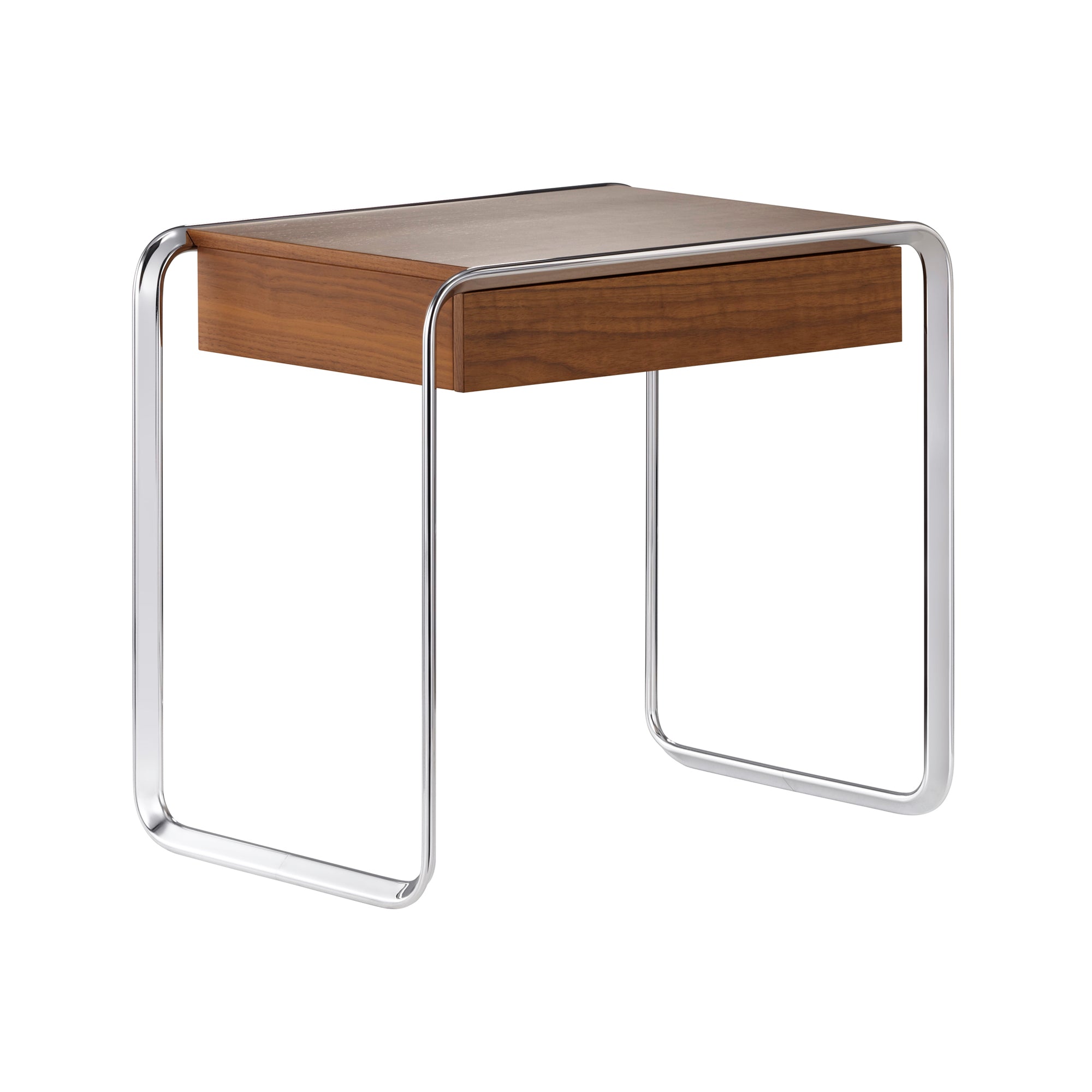 K2A Oblique Side Table — Chrome