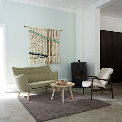 Circle Rug — Undyed