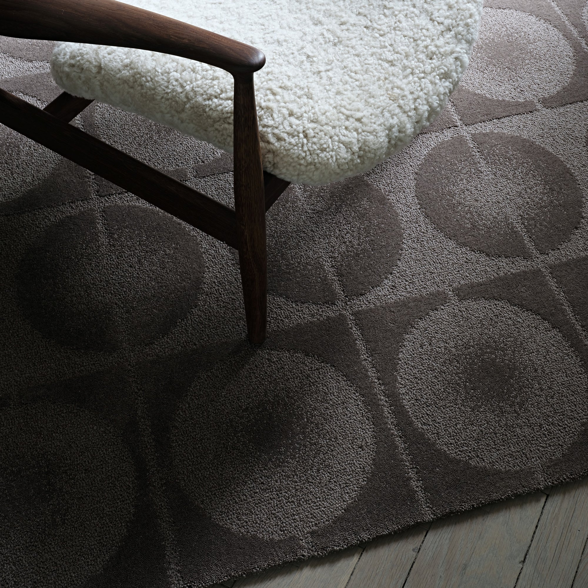 Circle Rug — Undyed