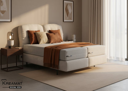 Thirty 5 Button Tufted Headboard + Box Spring