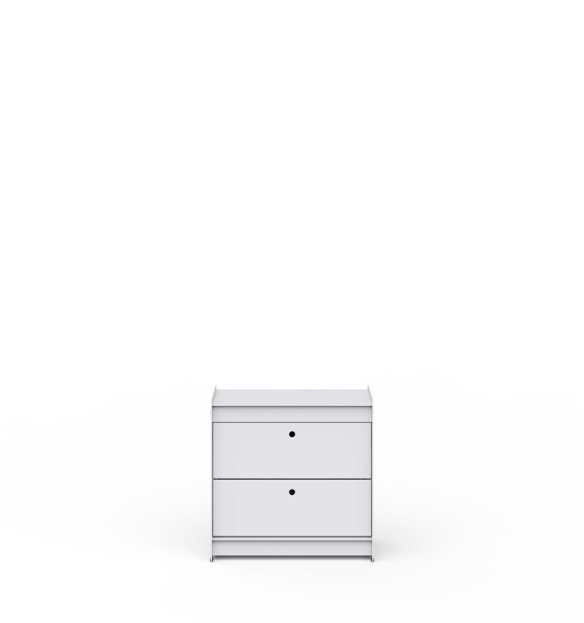Plie Side Table 2 Small Drawers