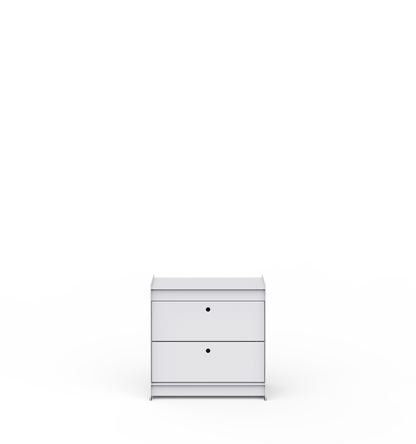 Plie Side Table 2 Small Drawers