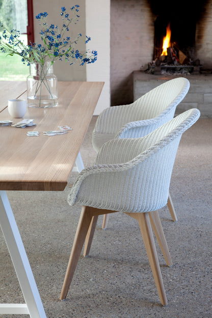 Avril HB Dining Chair — Oak Base