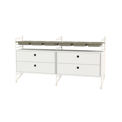 String System Shelving — Bedroom Bundle G