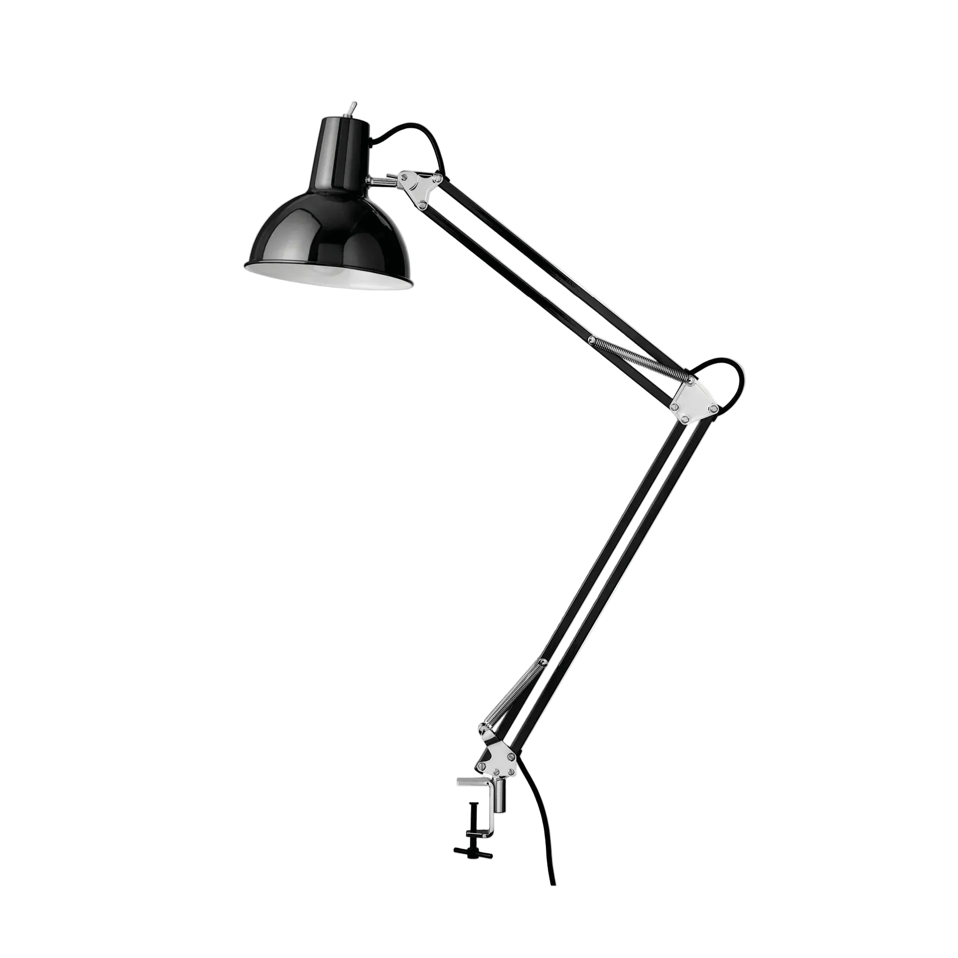 Spring Balanced Clamp Lamp