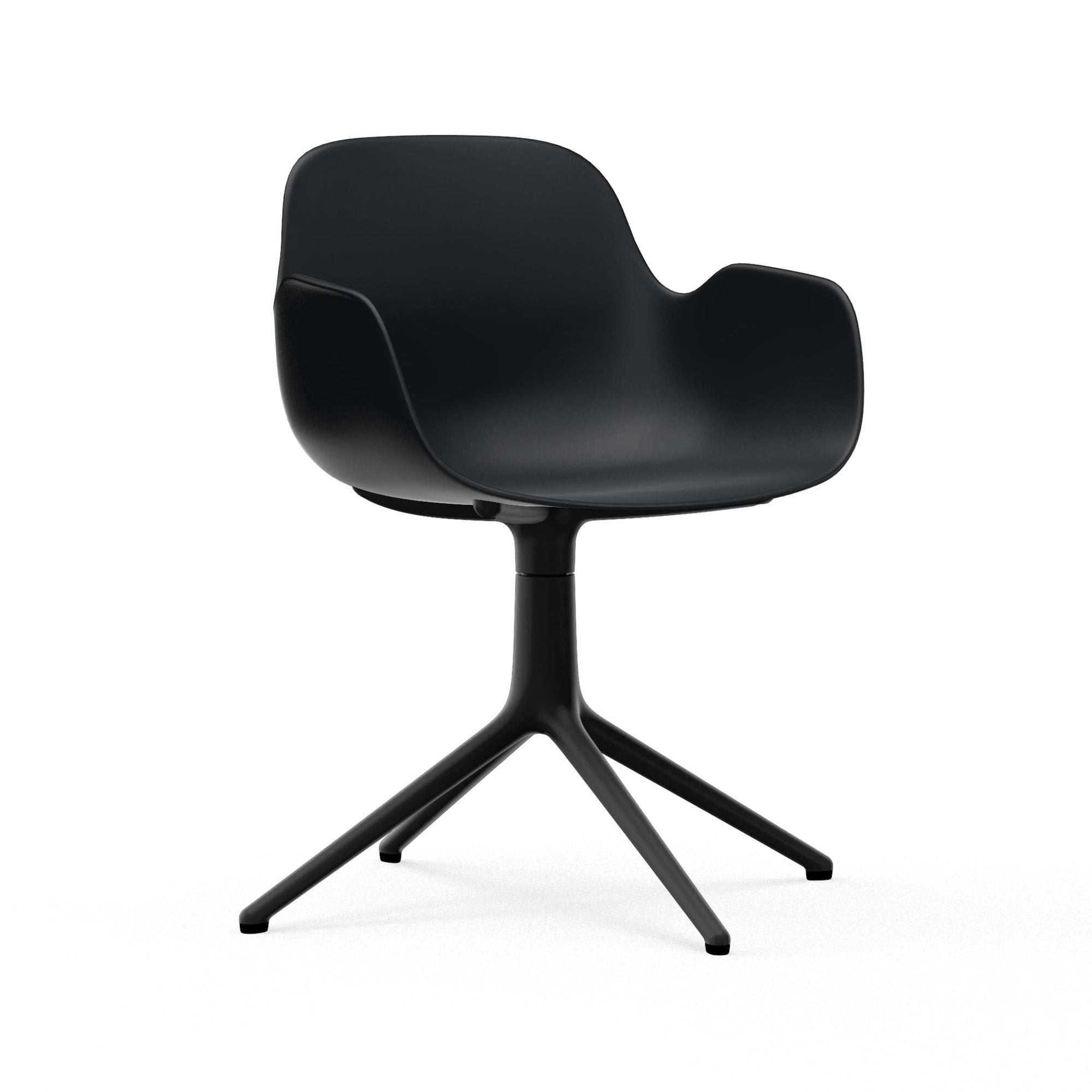 Form Swivel Armchair — 4 Legs