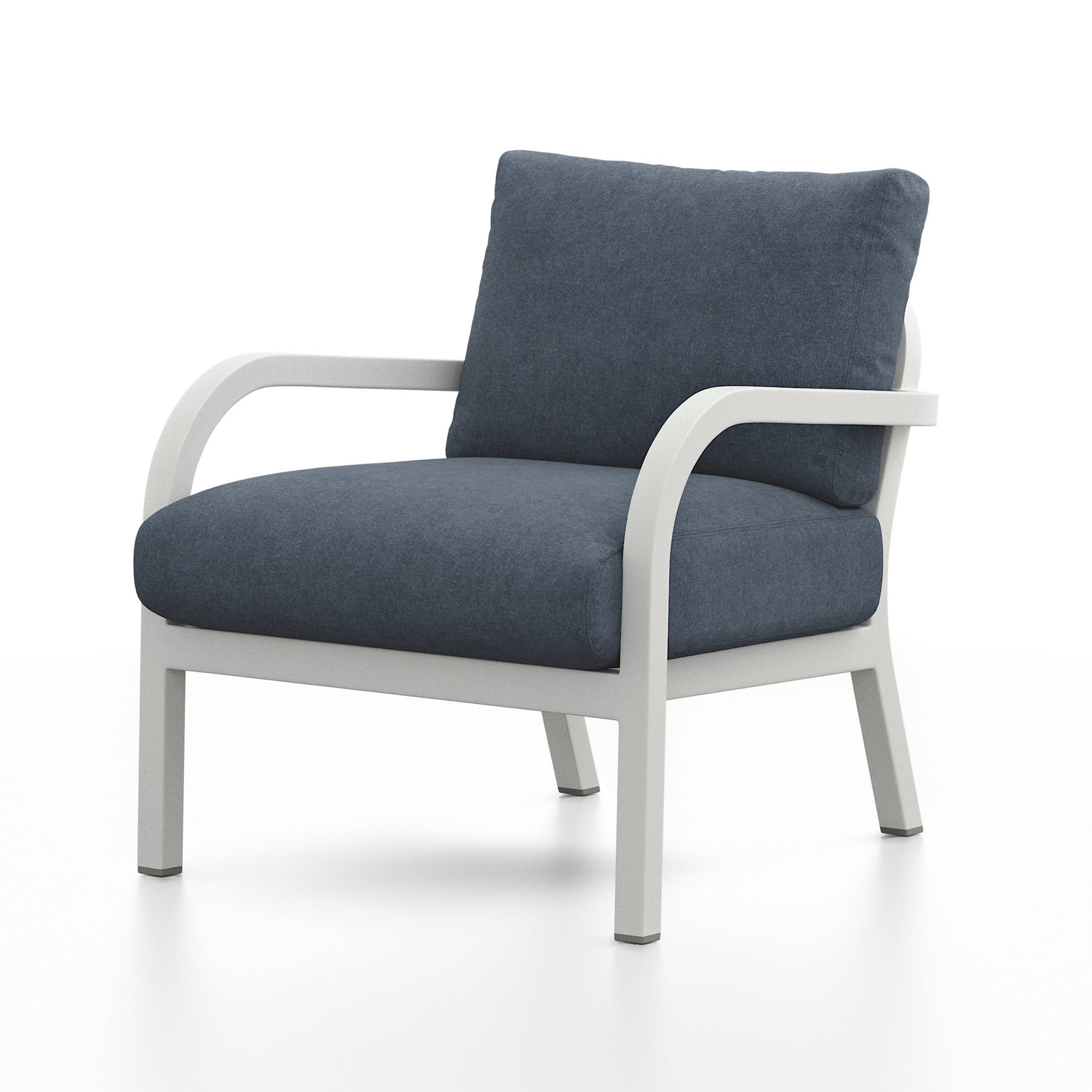Navy Lounge Armchair