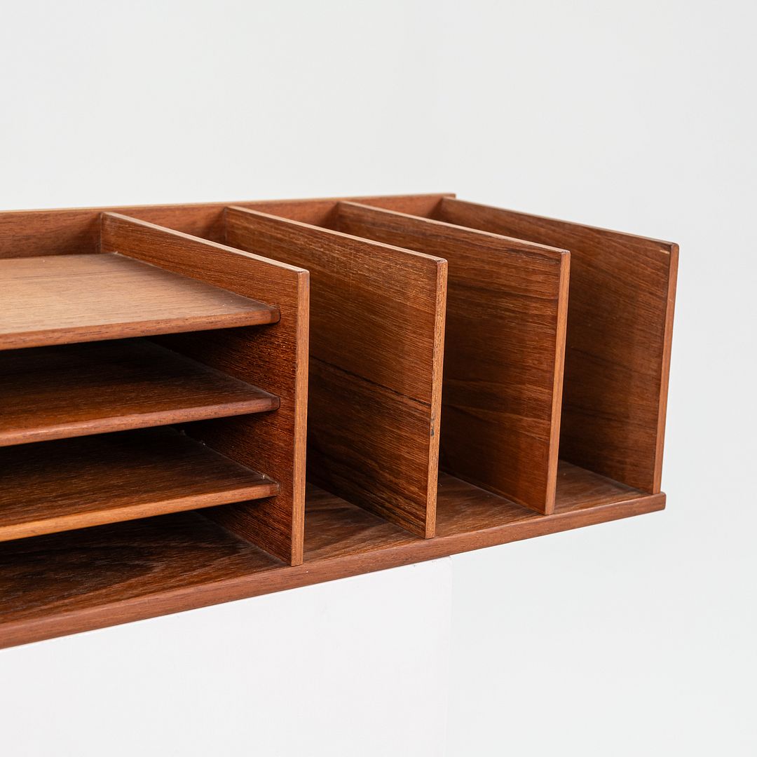 Selectform Teak Desk Organizer