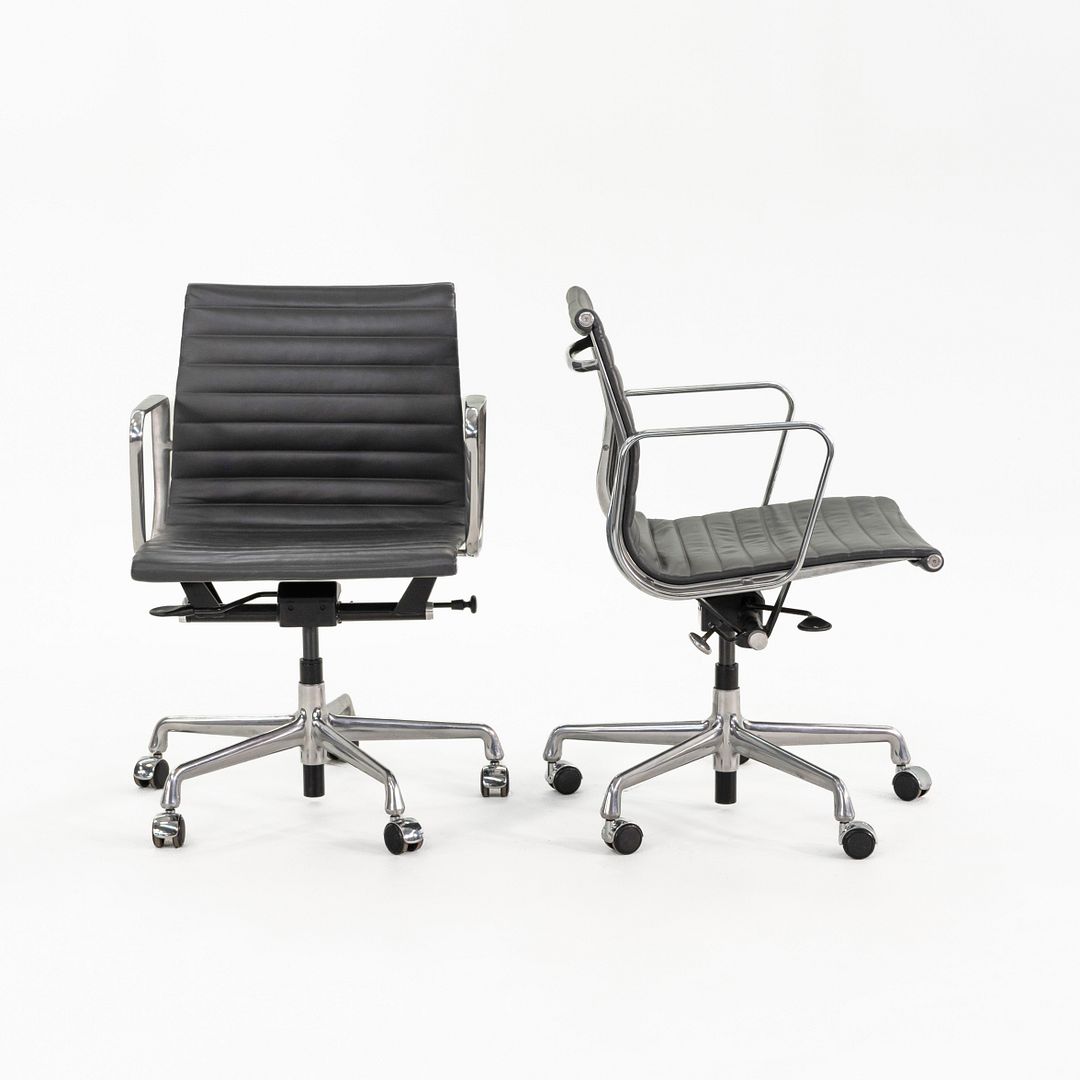 Aluminum Group Management Desk Chair, Model EA335