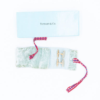 Gold Monogram Cufflinks
