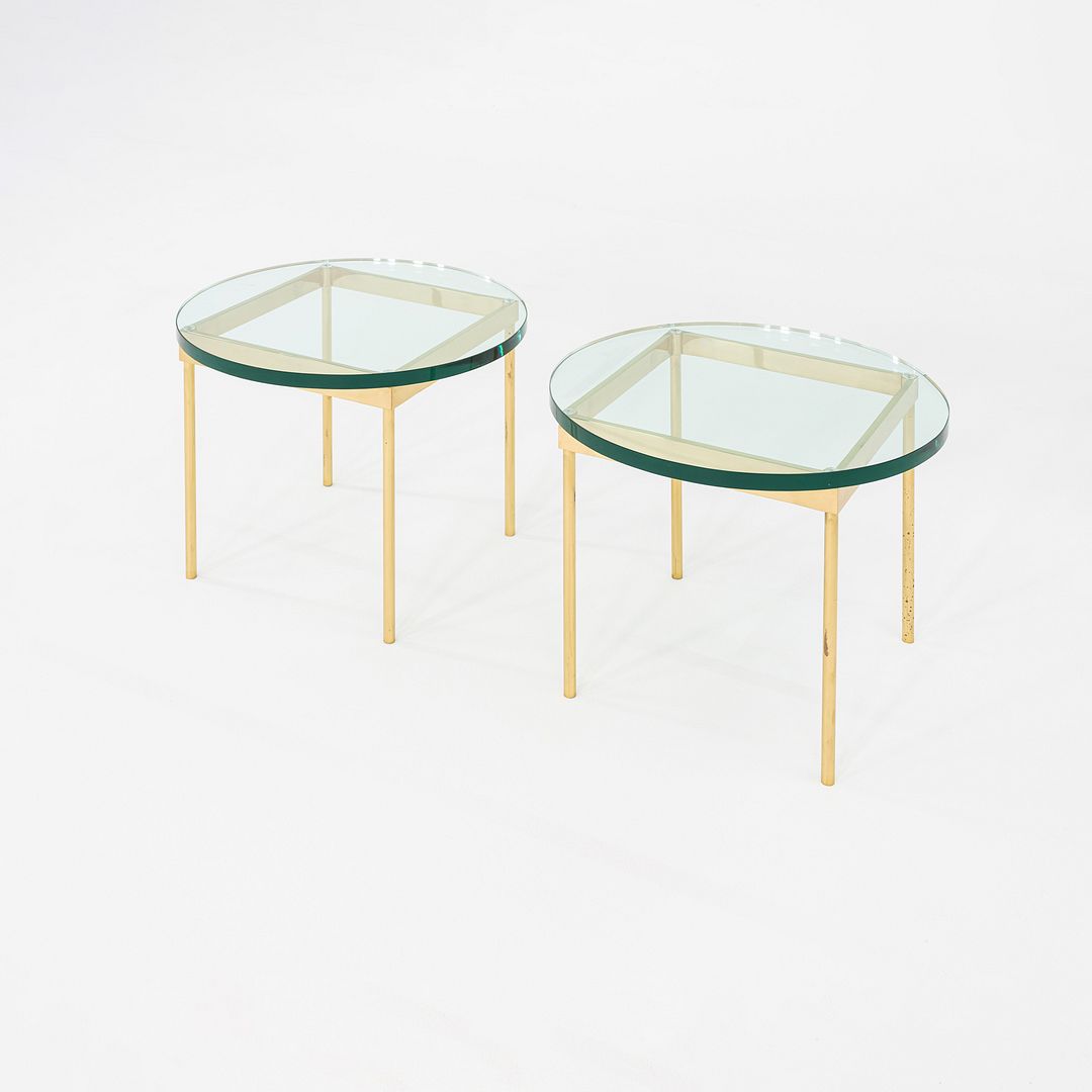 Bronze and Glass Side Table