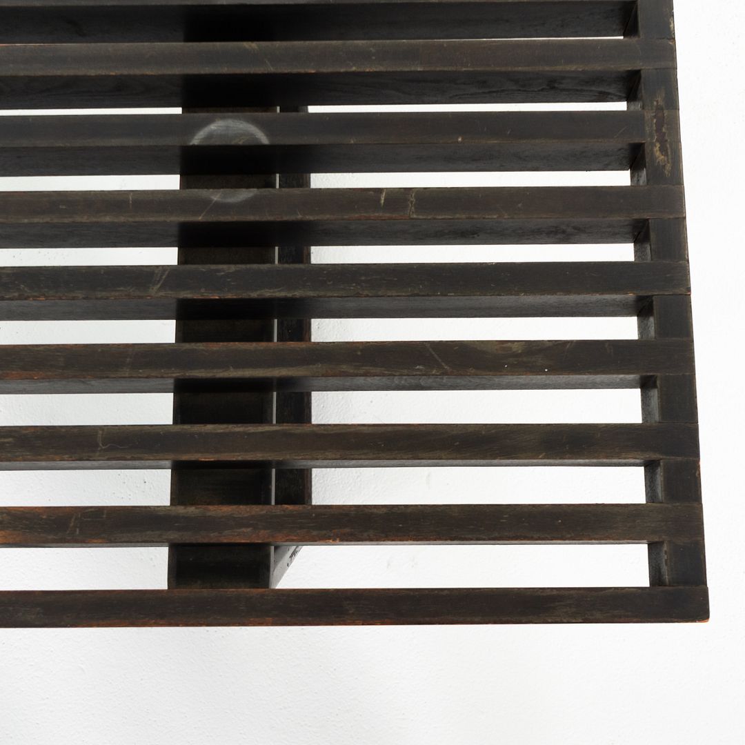 4692 Slatted Platform Bench