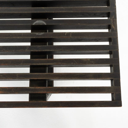 4692 Slatted Platform Bench