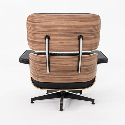 Tall Eames Lounge Chair and Ottoman, Model 670 and 671