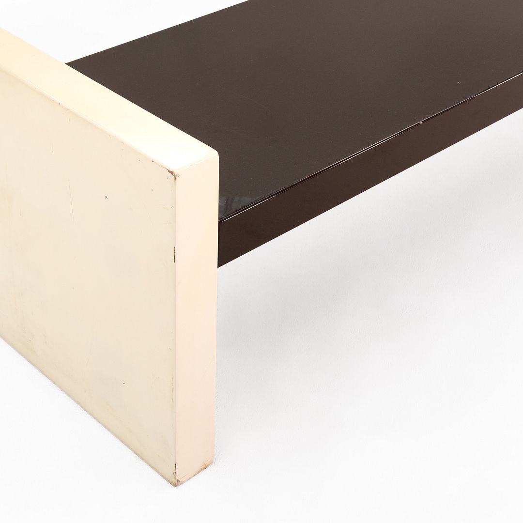 Postmodern Lacquered Bench