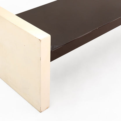 Postmodern Lacquered Bench