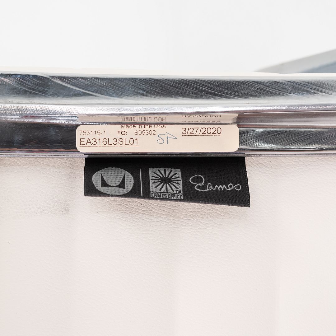 Aluminum Group Lounge Chair, Model EA316