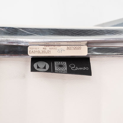 Aluminum Group Lounge Chair, Model EA316