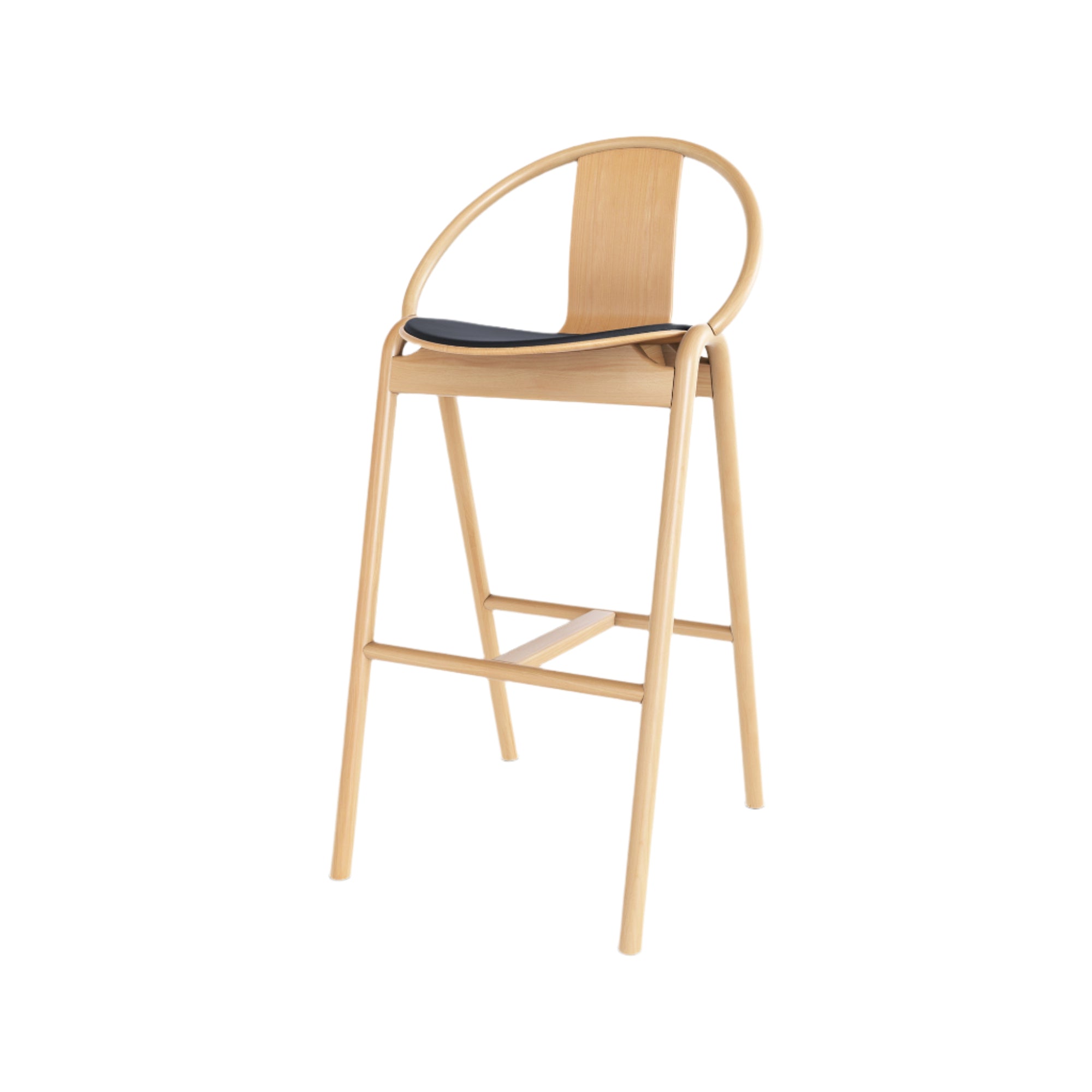 Again Bar and Counter Chair — Upholstered Seat