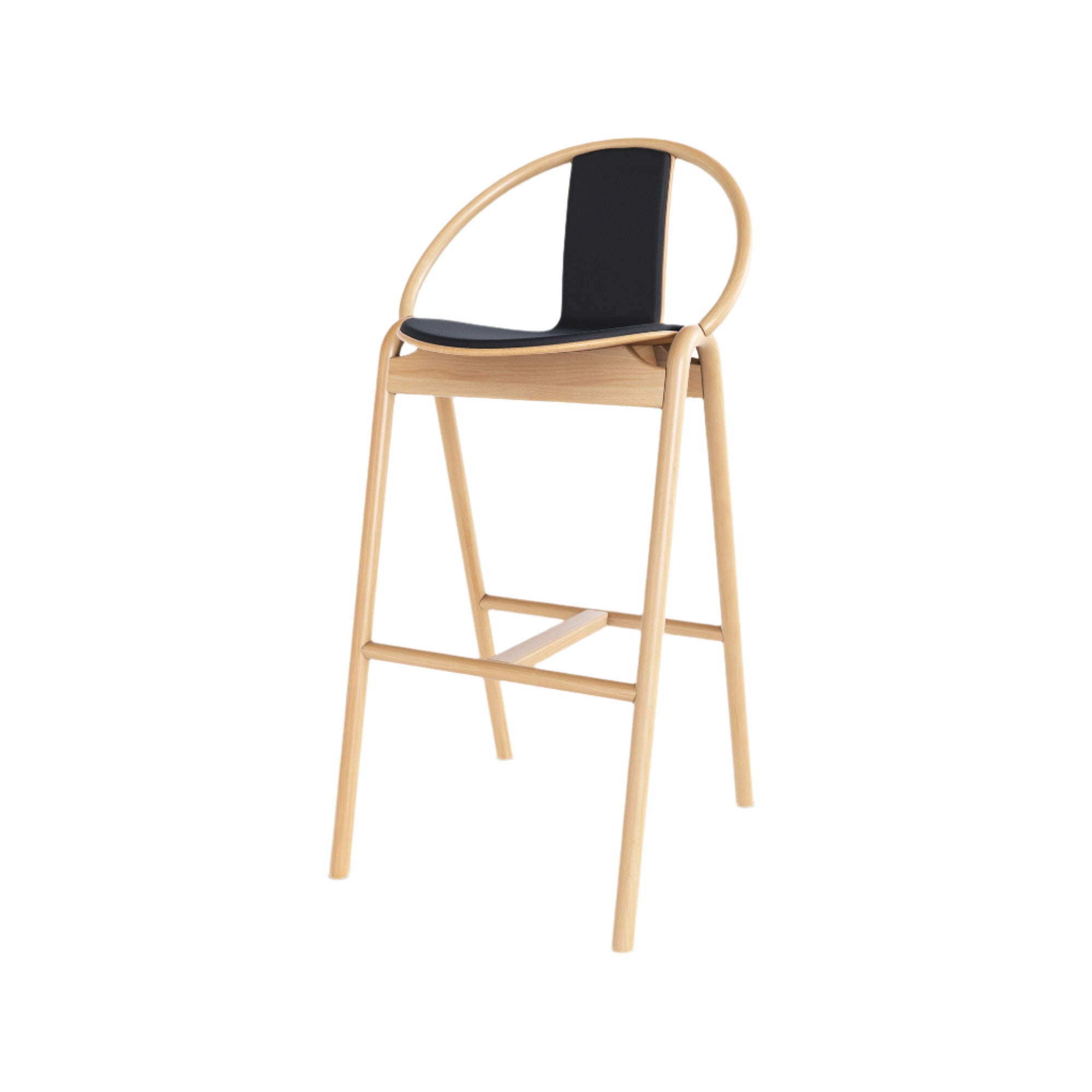 Again Bar and Counter Chair — Upholstered Seat and Back