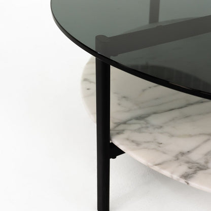 Ruta 2-Tier Round Coffee Table