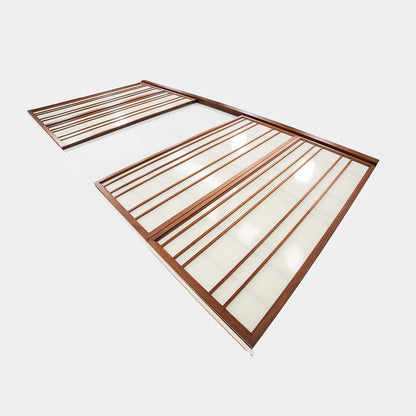 Walnut and Fiberglass Panels