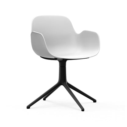 Form Swivel Armchair — 4 Legs