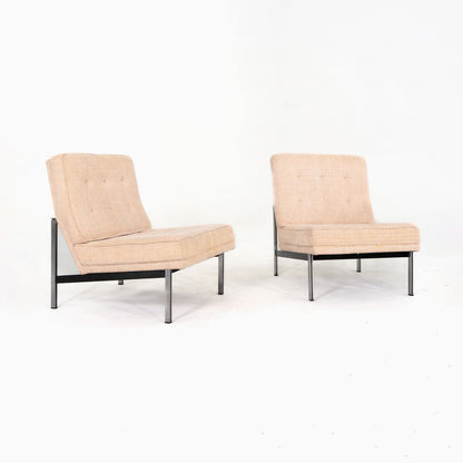 Florence Knoll Parallel Bar System Lounge Chairs, Model 51