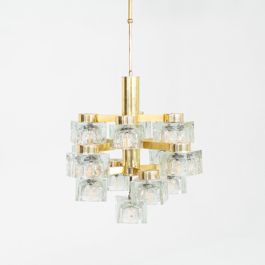 Large Ice Cube Chandelier